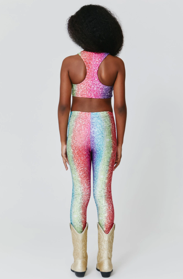 Rainbow Glitter Legging Rhys Rhea
